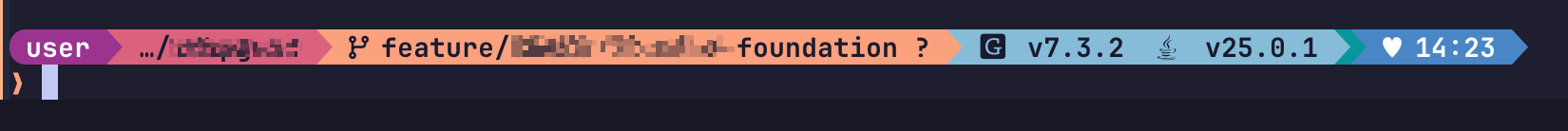 Starship 프롬프트 실제 렌더링